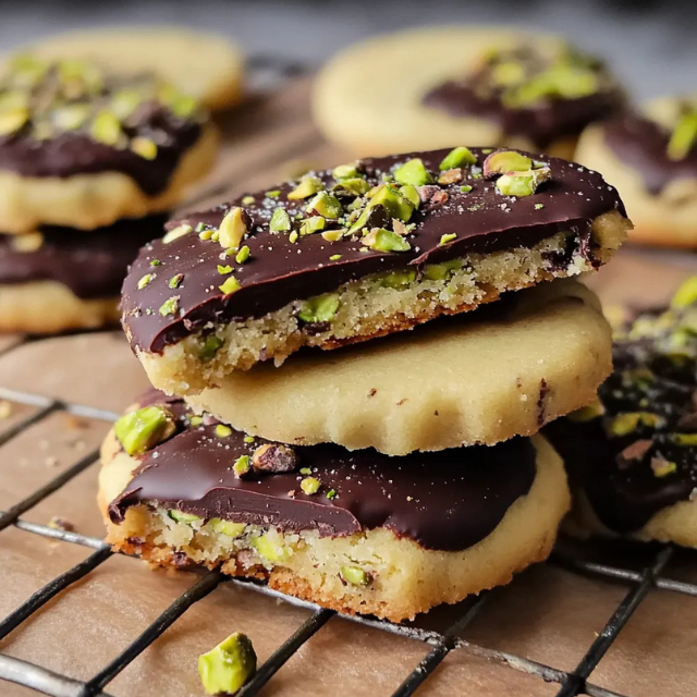 Nutty Chocolate Shortbread