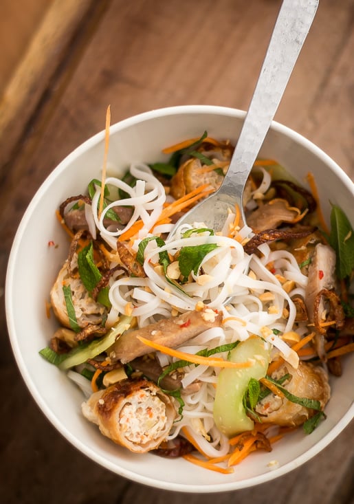 Vietnamese Rice Noodle Salad Bowl recipe