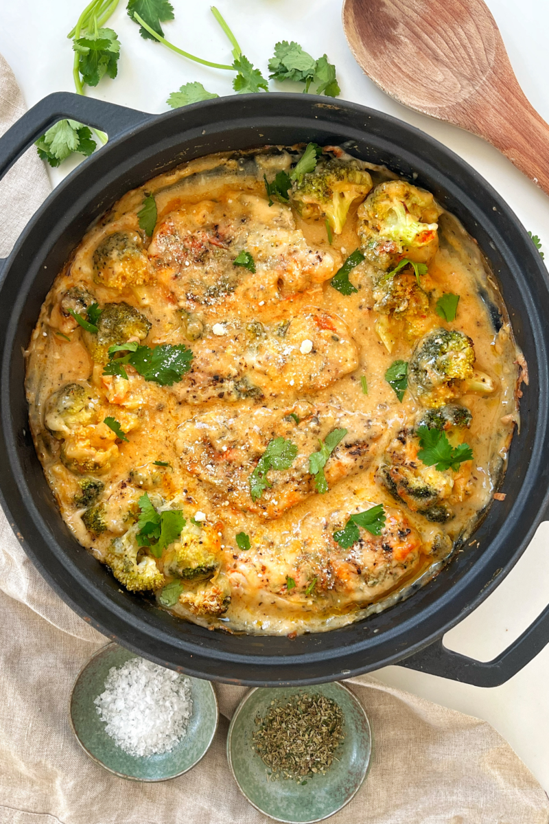 Cheesy Baked Chicken with Cream of Chicken Soup