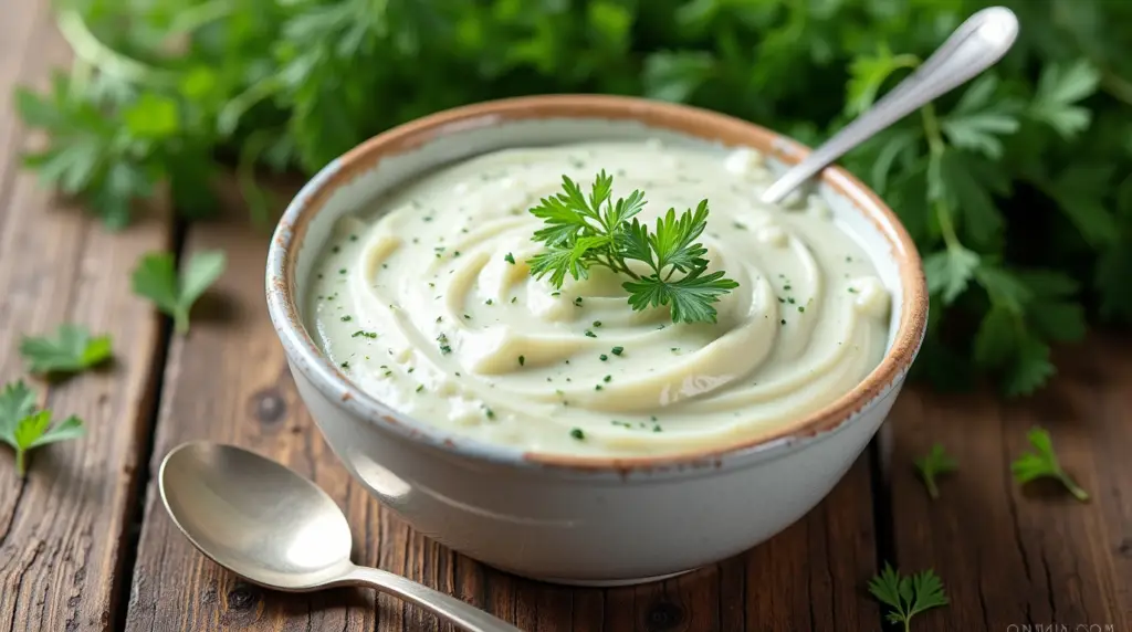 creamy herb sauce