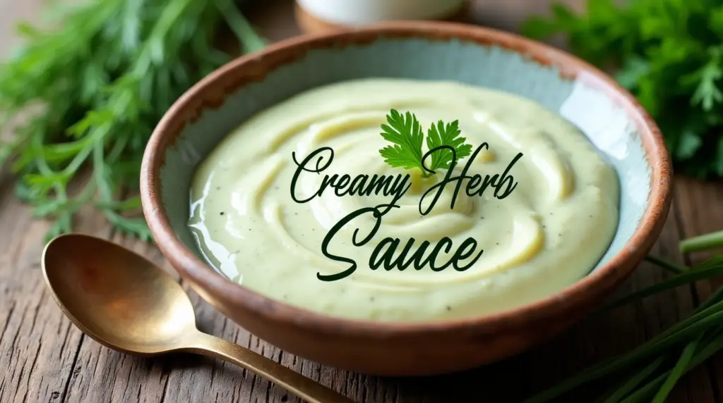 creamy herb sauce