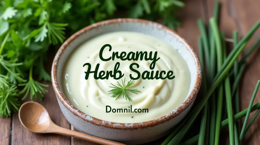creamy herb sauce