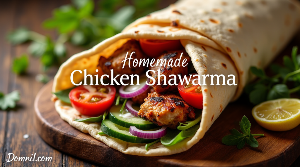 Homemade Chicken Shawarma
