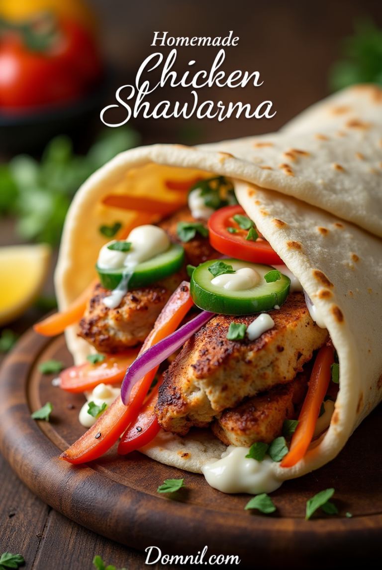Homemade Chicken Shawarma