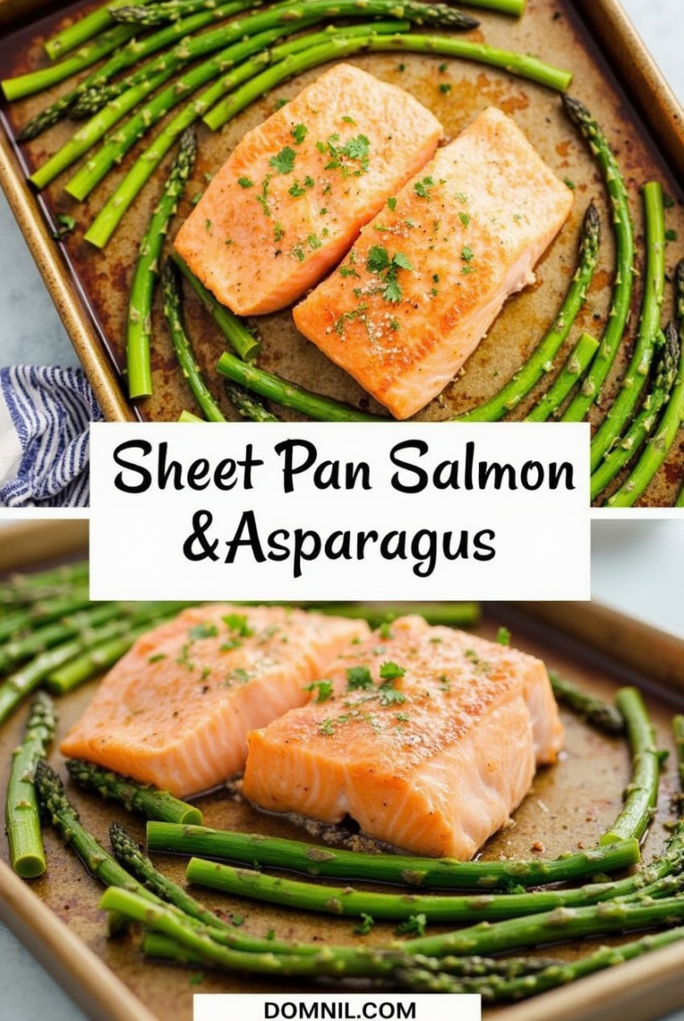Sheet Pan Salmon & Asparagus