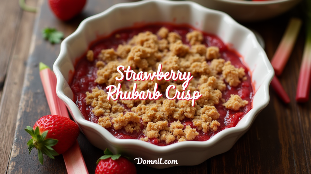 Strawberry Rhubarb Crisp
