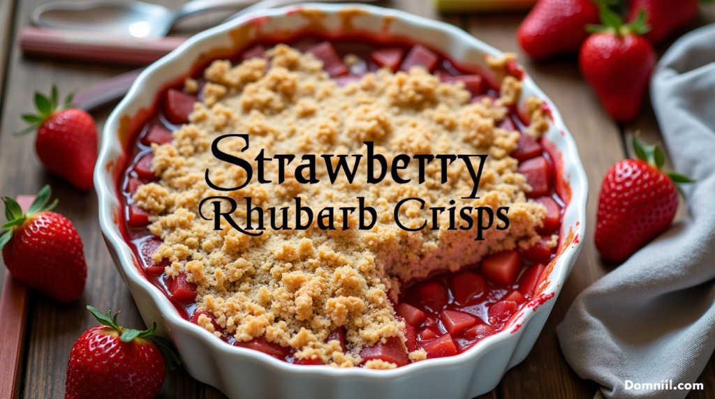 Strawberry Rhubarb Crisp