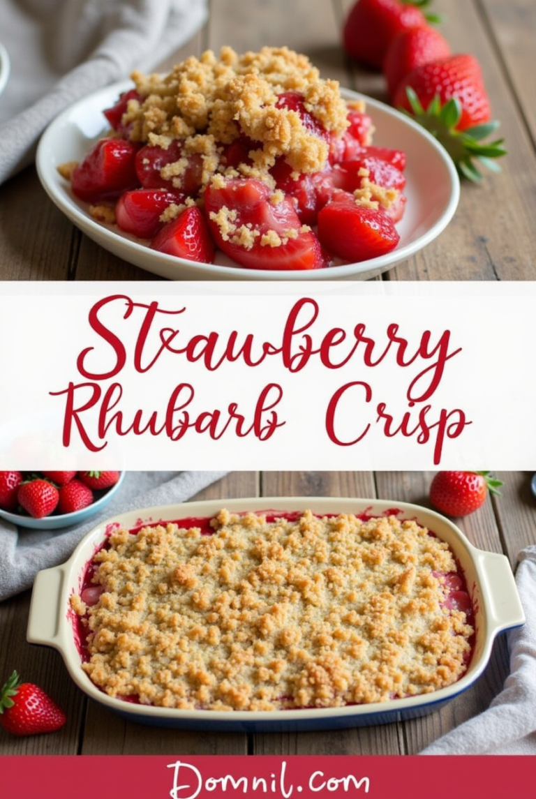 Strawberry Rhubarb Crisp