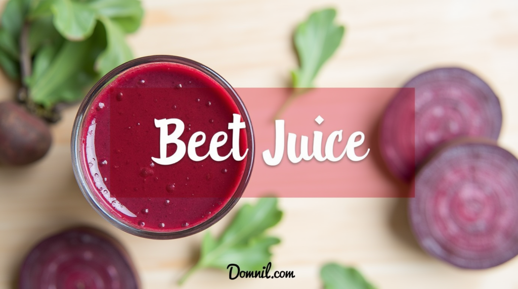 beet juice
