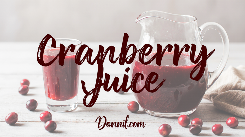 cranberry juice