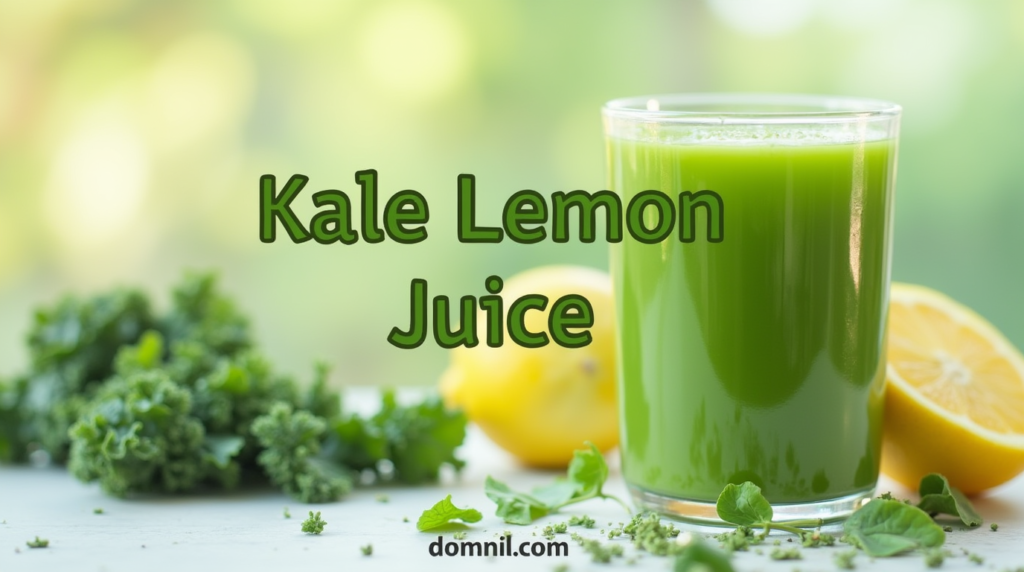 kale lemon juice