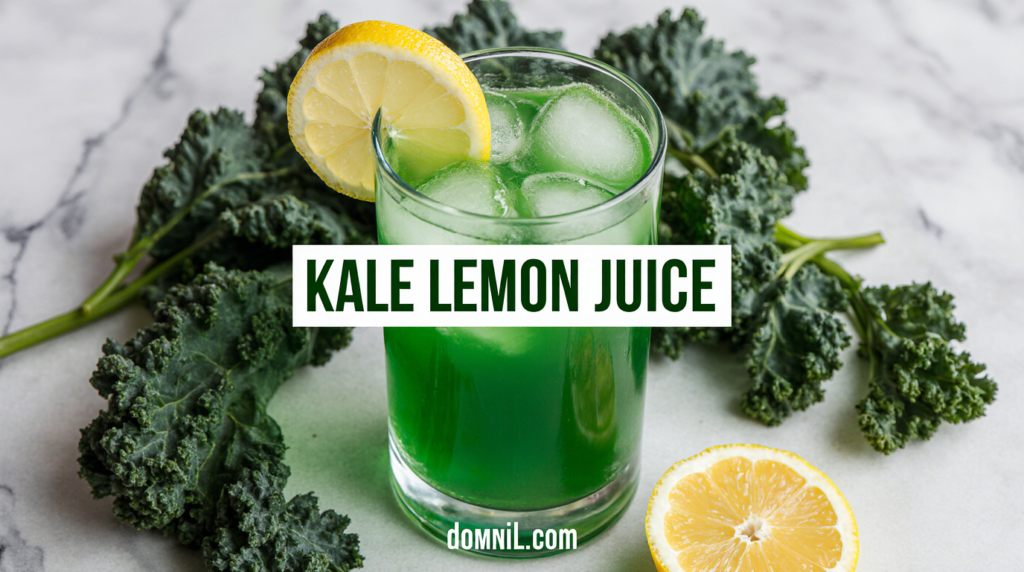 kale lemon juice