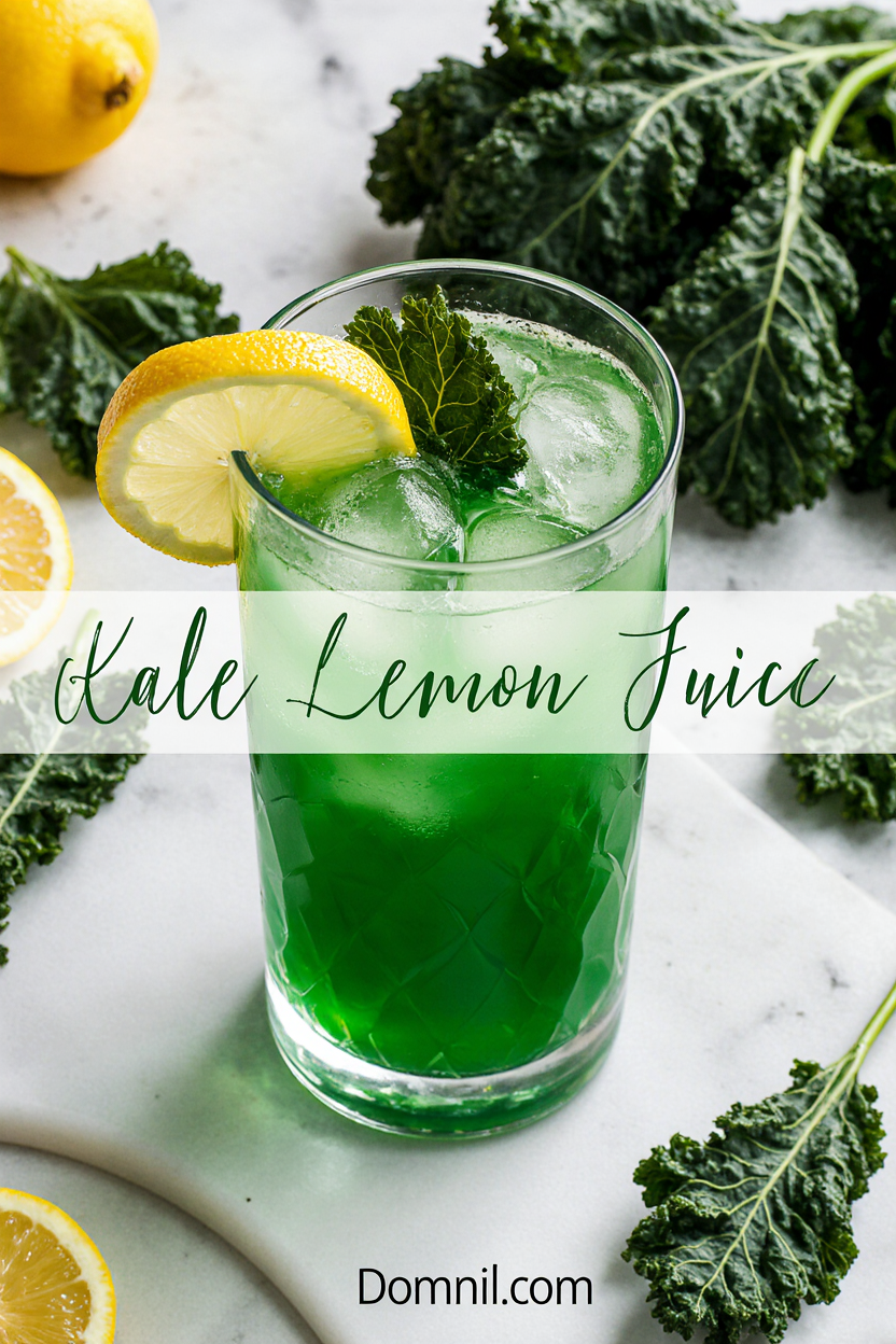 kale lemon juice