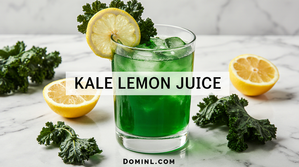 kale lemon juice