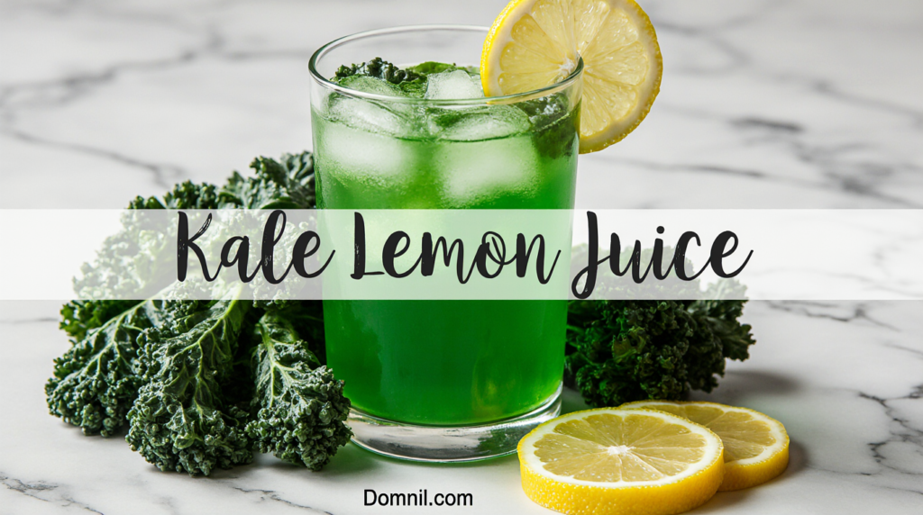 kale lemon juice