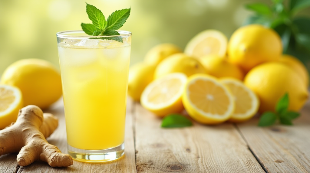 lemon ginger juice