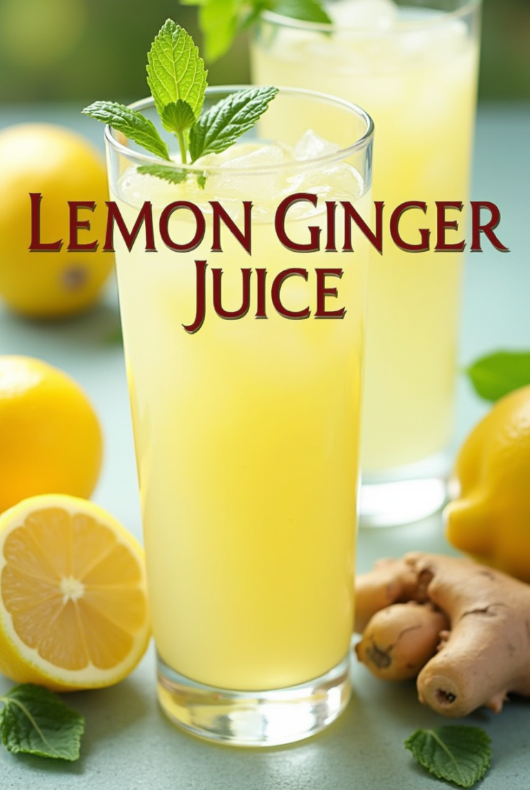 lemon ginger juice