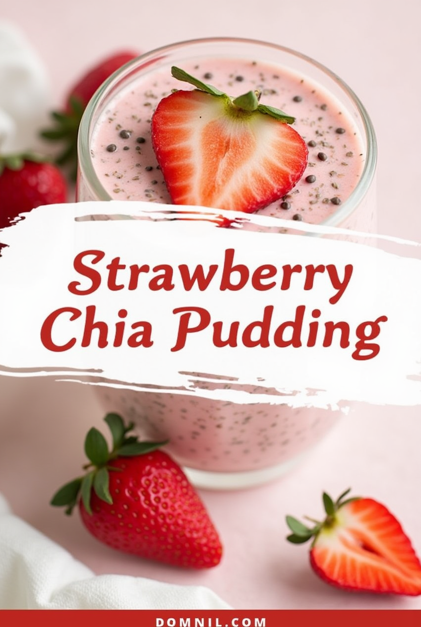 strawberry chia pudding