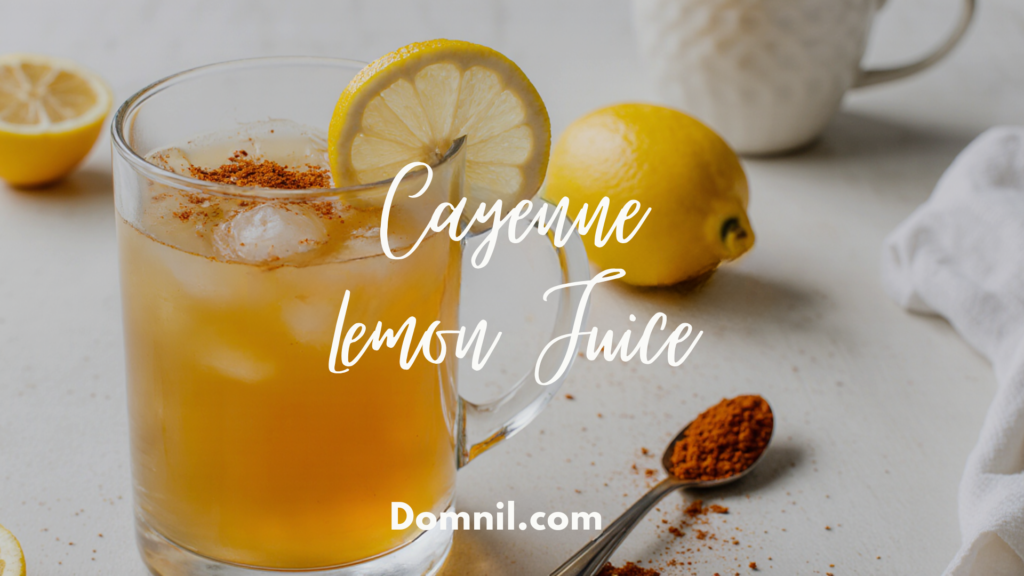 Cayenne Lemon Juice