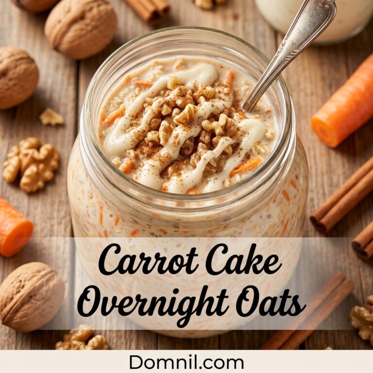 Carrot Cake Overnight Oats