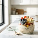 Easy Overnight Oats Recipe in a Glass Jar