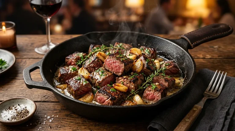 Garlic Butter Steak Bites Recipe